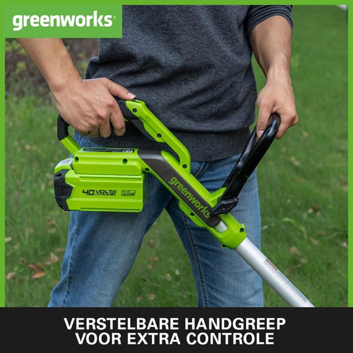 Greenworks 40 Volt Accu Trimmer EN Kantensnijder