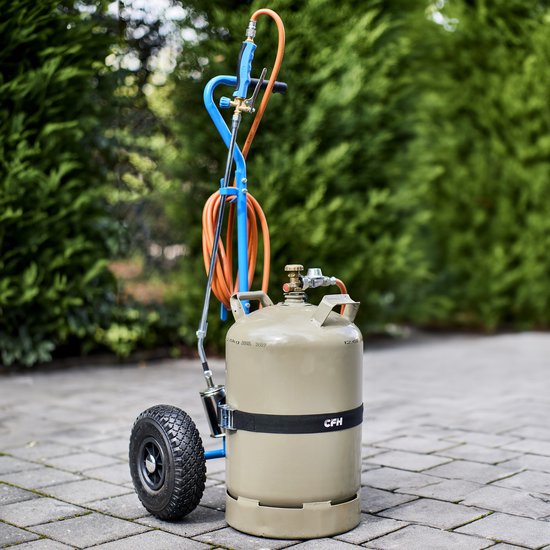 CFH Complete set GV900 onkruidbrander + DR114 regelaar + GT89 trolley