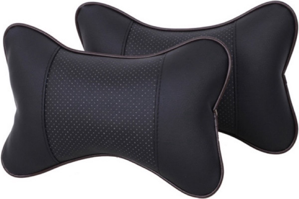 Nixnix® - Auto Hoofdkussen 2 stuks - Autovakantie - Nekkussen - 25cm