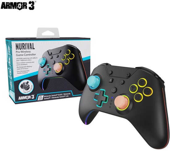 Hyperkin - Switch 2 - NuRival - Led Lights - wireless controller