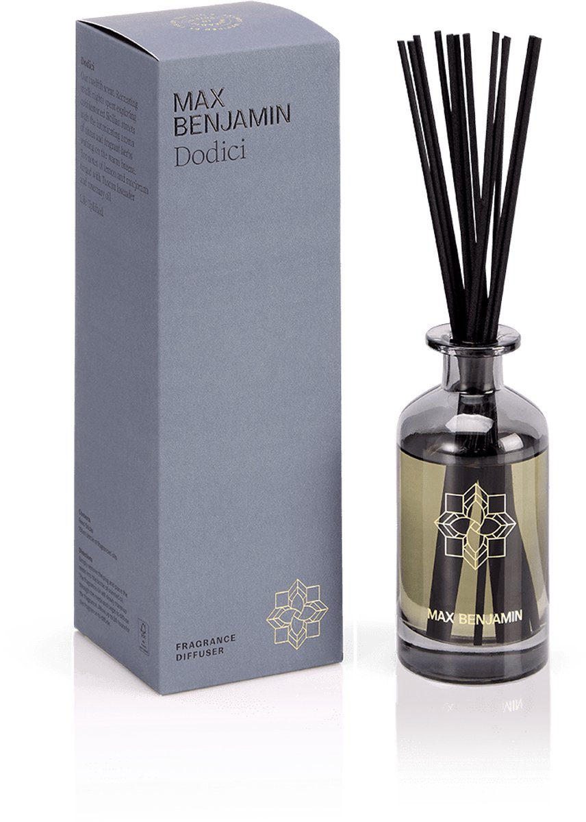 Max Benjamin geurstokjes 150ml - dodici