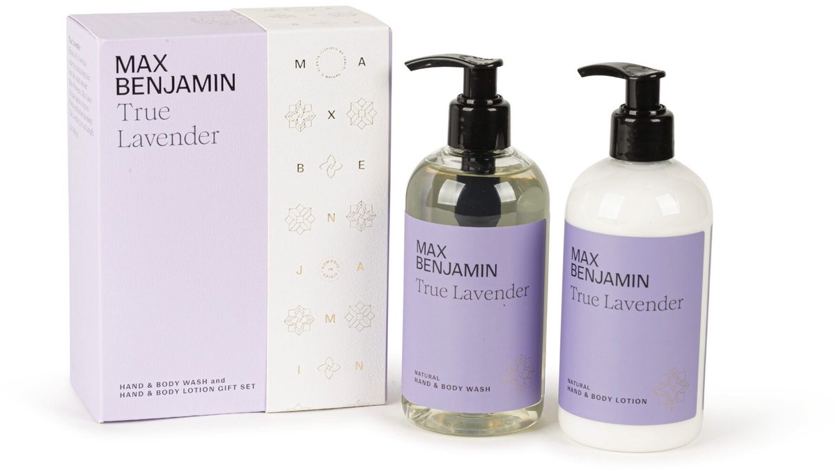 Max Benjamin - Hand & Body Wash and Lotion Cadeauset - True Lavender