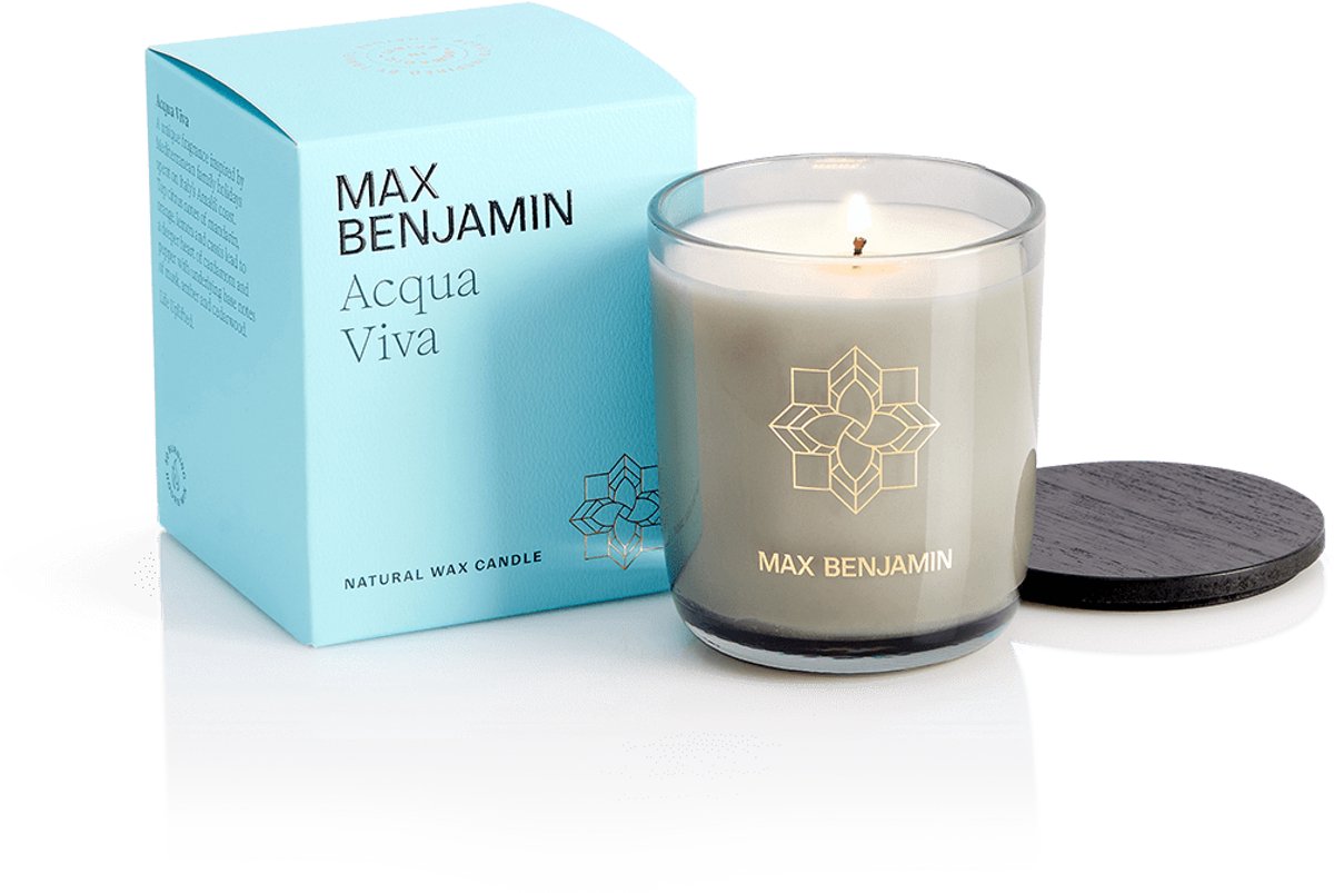 Max Benjamin Geurkaars - Acqua Viva - 50 branduren Grijs