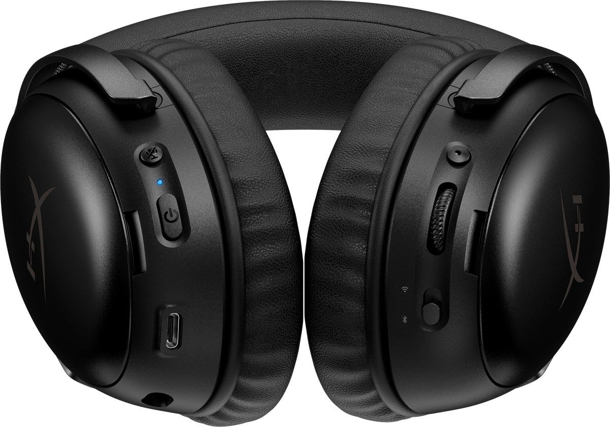 HyperX Cloud III S Wireless - Gaming Headset - Draadloos - Bluetooth & 2.4GHz - Spatial Audio - 120uur Batterij - PC/PS5/Switch2/Mobiel/Steamdeck - Zwart — afbeelding 6