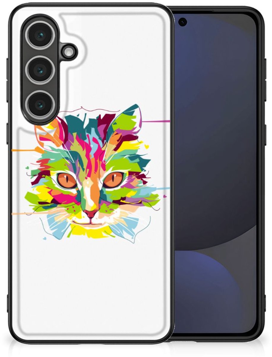 Samsung Galaxy S24 FE Hoesje Cat Color