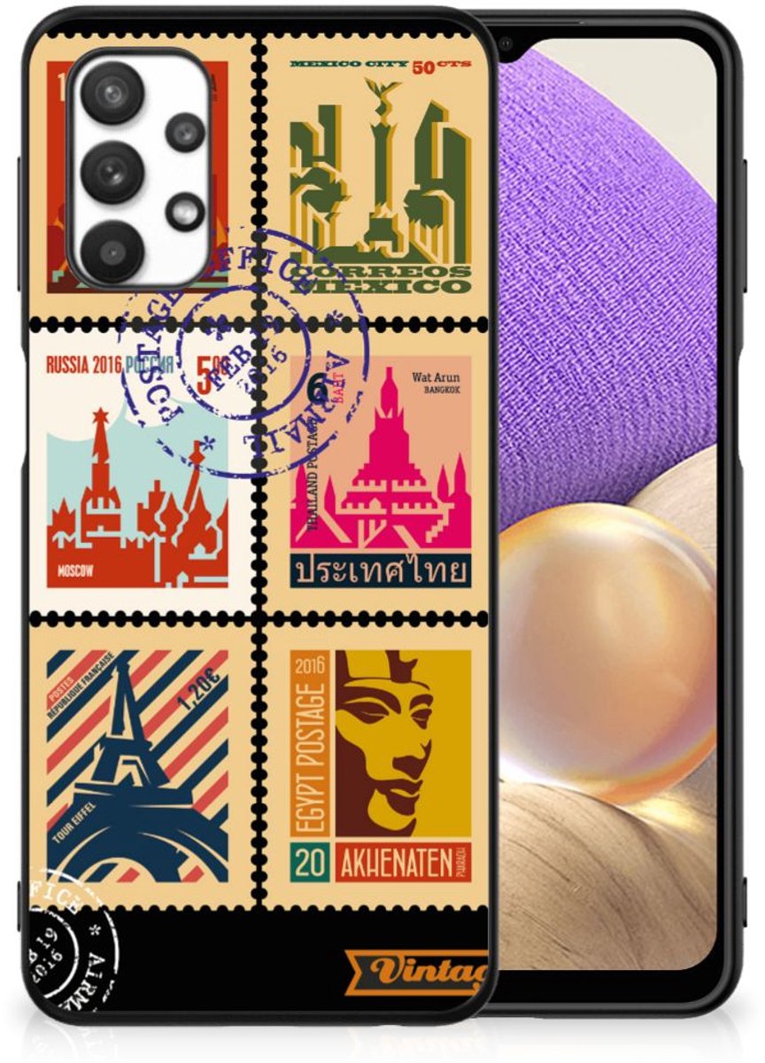 Samsung Galaxy A32 5G TPU Backcover Postzegels