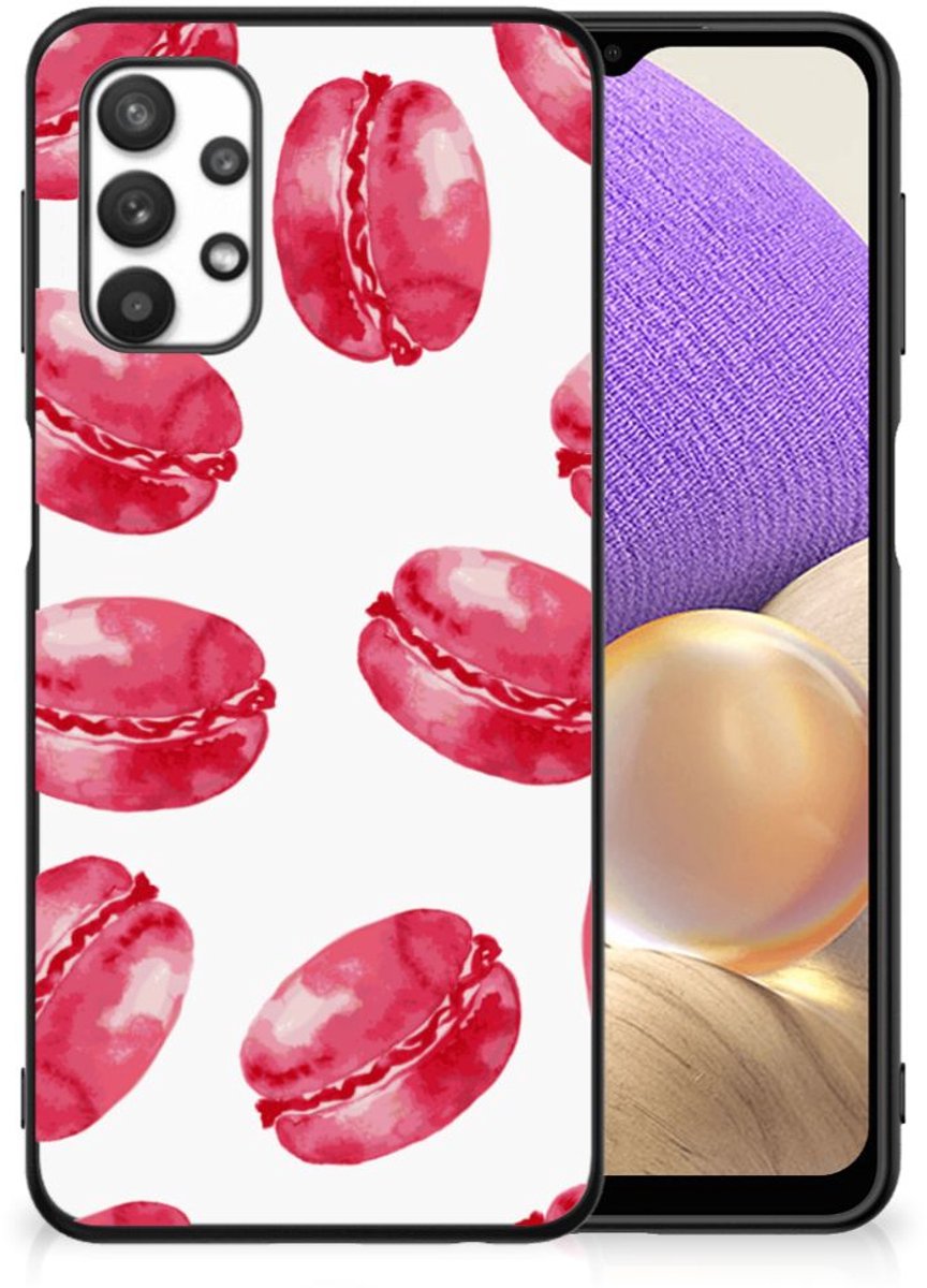 Samsung Galaxy A32 5G Back Cover Hoesje Pink Macarons