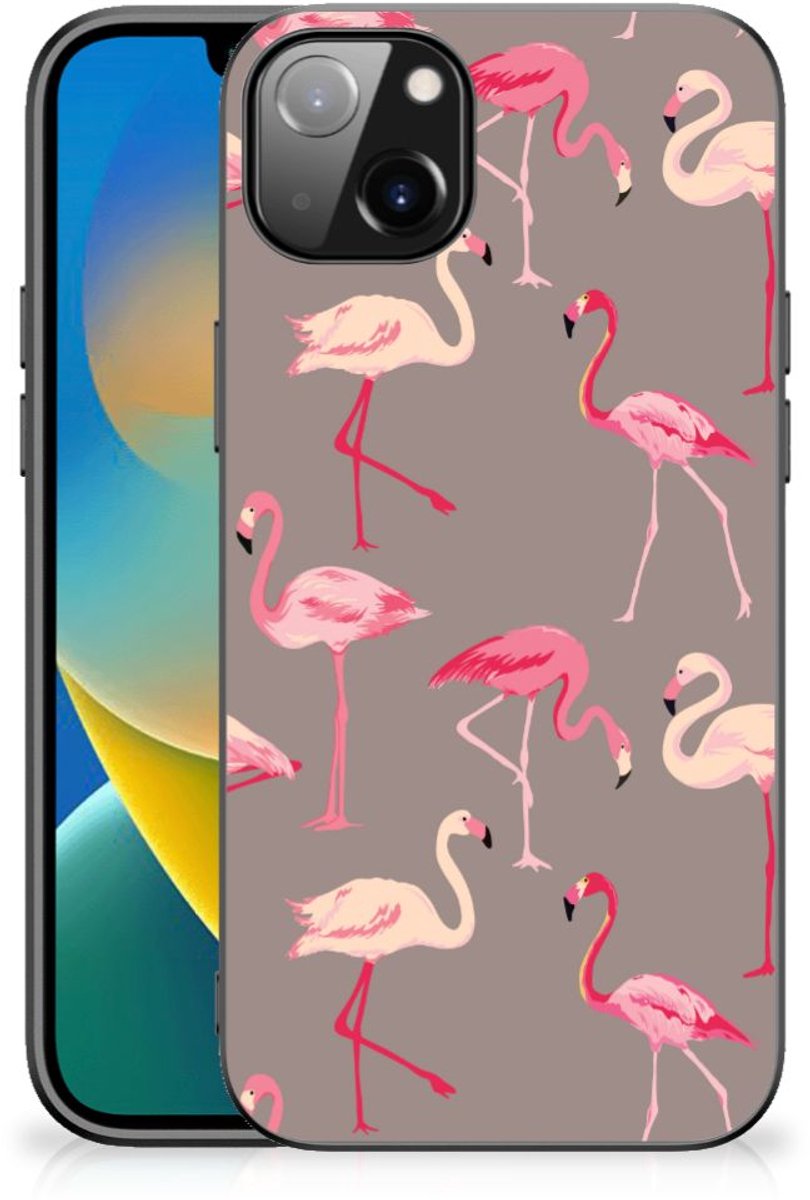 iPhone 14 Plus Dierenprint Telefoonhoesje Flamingo