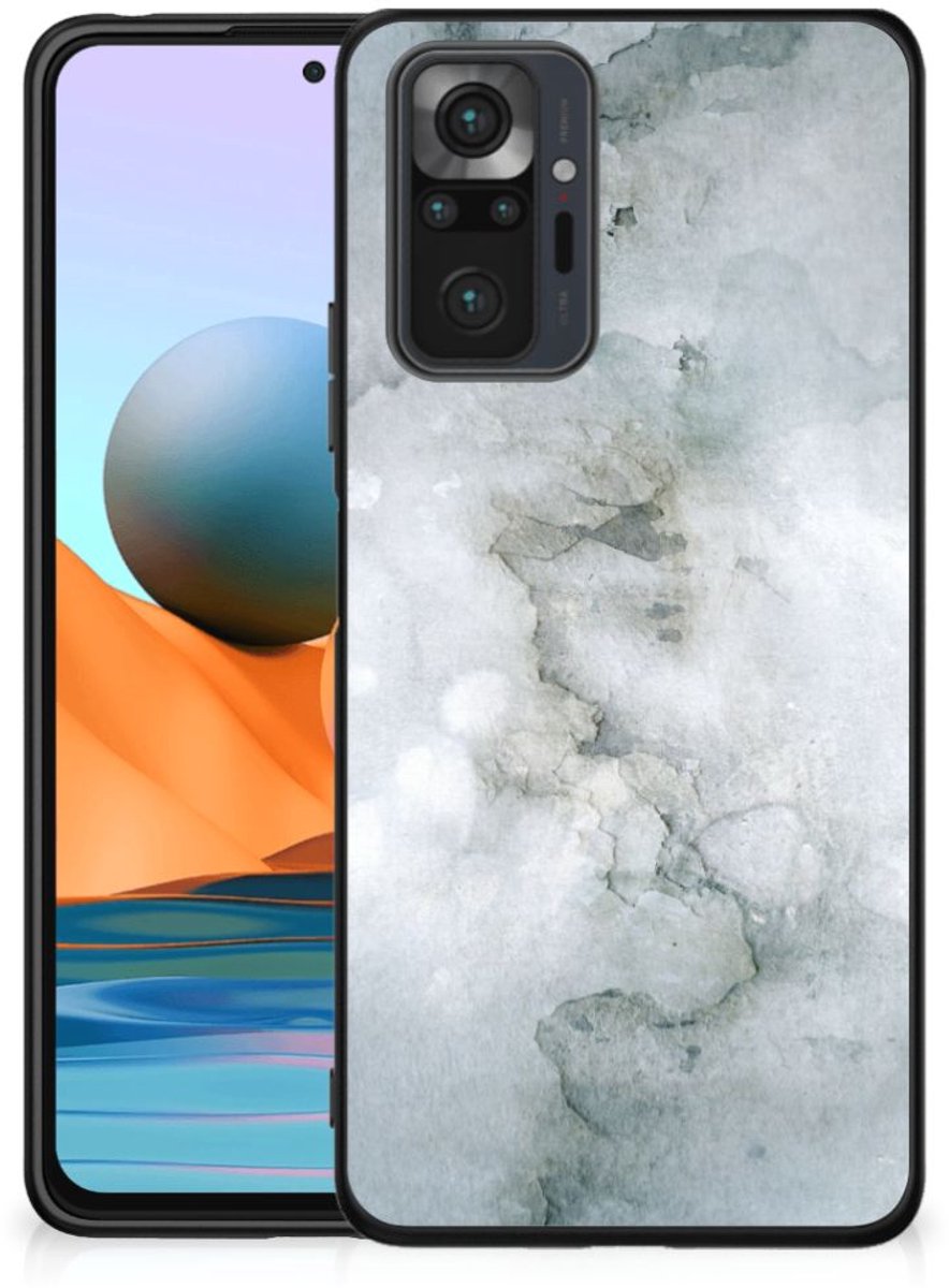 Kleurrijke Telefoonhoesje Xiaomi Redmi Note 10 Pro Painting Grey