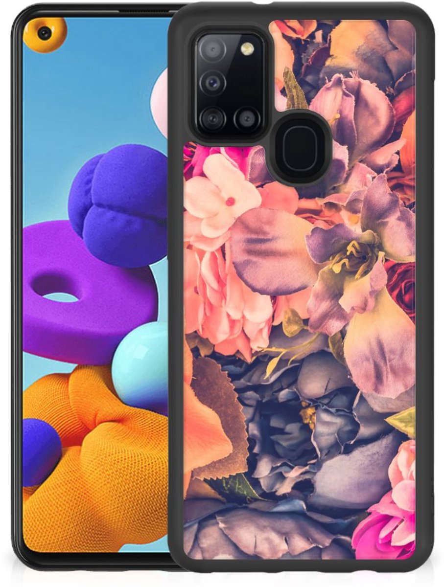 Samsung Galaxy A21s Skin Case Bosje Bloemen