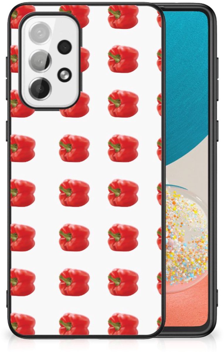 Samsung Galaxy A73 Back Cover Hoesje Paprika Red