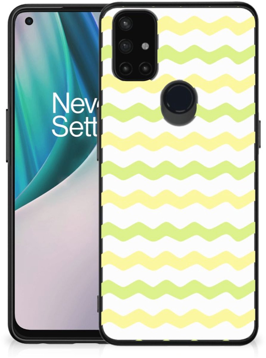 OnePlus Nord N10 5G Back Case Waves Yellow