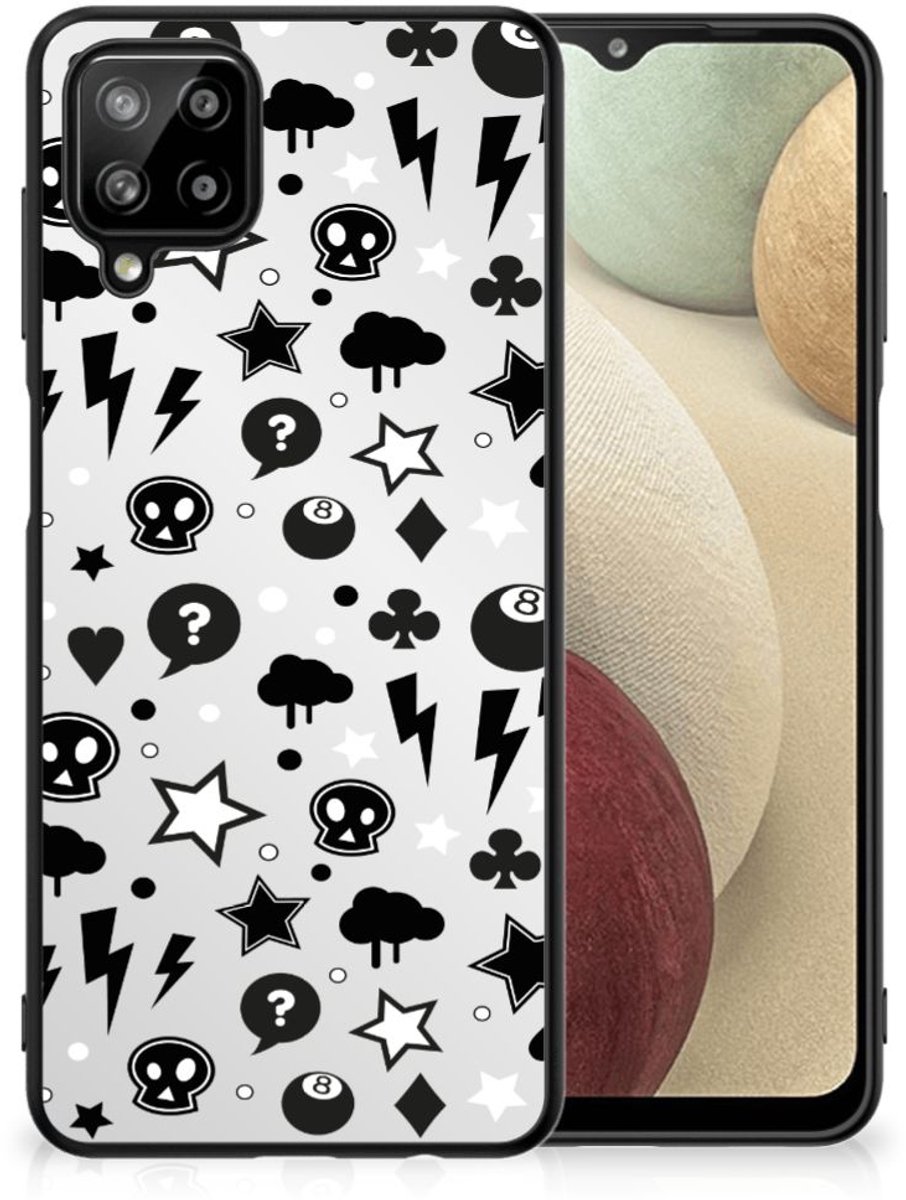 Telefoonhoesje Samsung Galaxy A12 Silver Punk