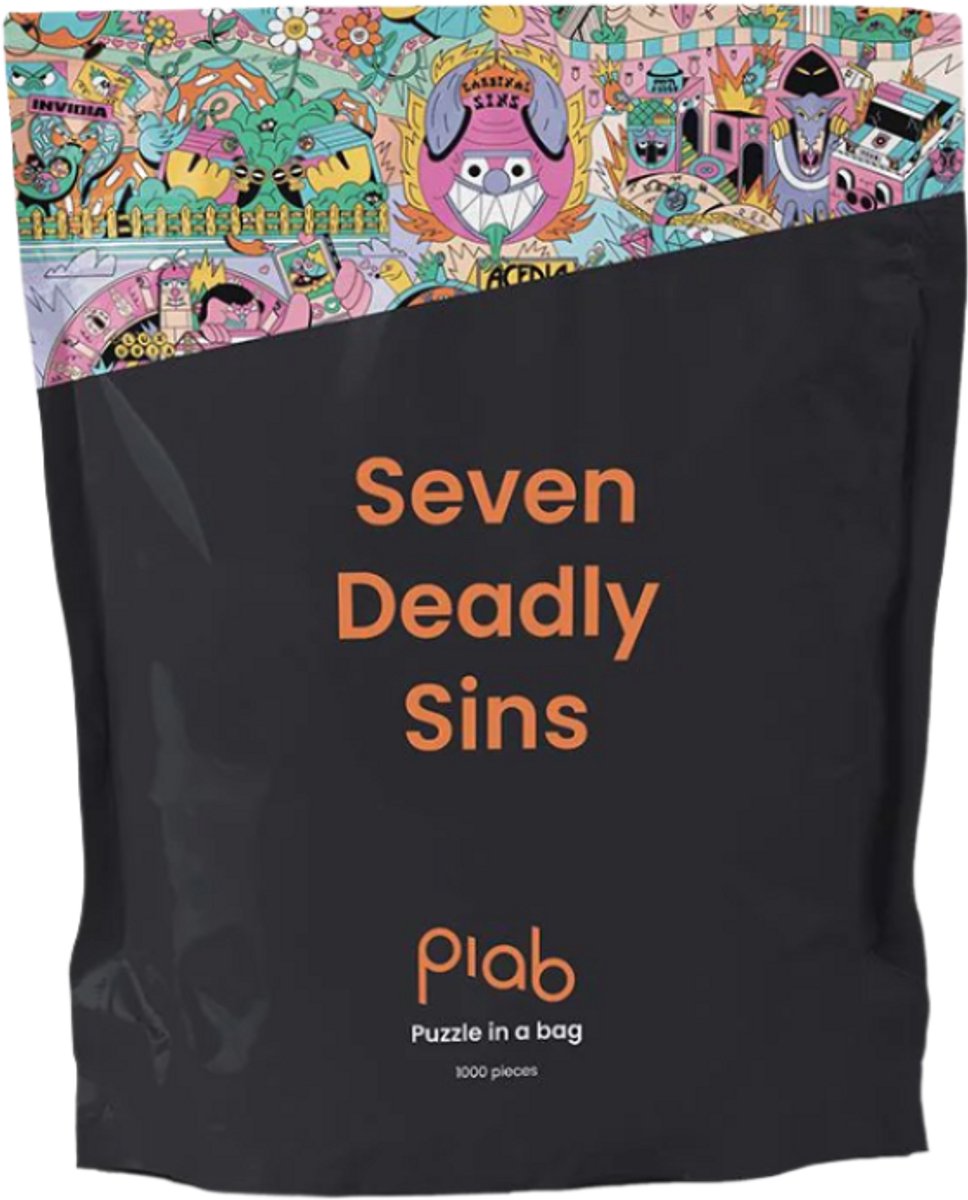 Puzzle in a Bag - De Zeven Hoofdzonden - Puzzel - 1000 stukjes