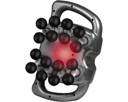 Massage Gun Deep Tissue, spierpercussiemassage met 9 standen en 99 versnellingen, rugmassage voor pijnverlichting van deep tissue, elektrisch massageapparaat voor benen, armen, taille, rug en billen (16 koppen)