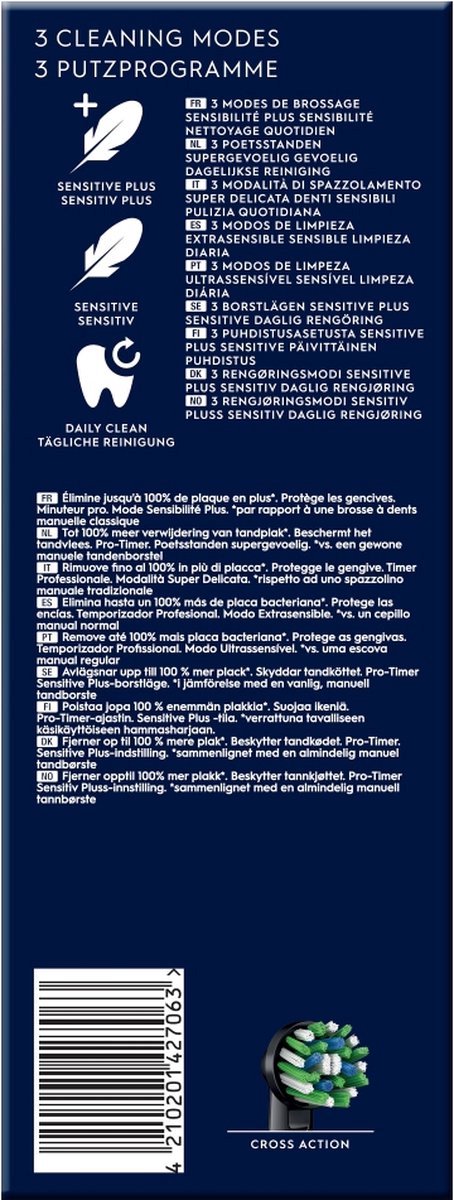 Oral B Vitality PRO X Clean Elektrische Tandenborstel - Zwart — afbeelding 5