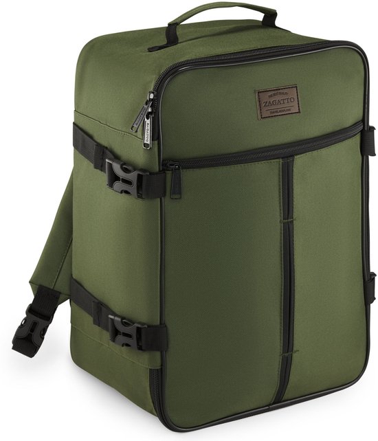 YOODI 40x30x20 Bagage Cabine pour Ryanair Wizzair Sac de Voyage Pliable Sac Voyage 25L Cabine Avion Imperméable Petite Valise Cabine Sac de Sport Weekend Duffel Sacs Camping pour Homme Femme, Brun