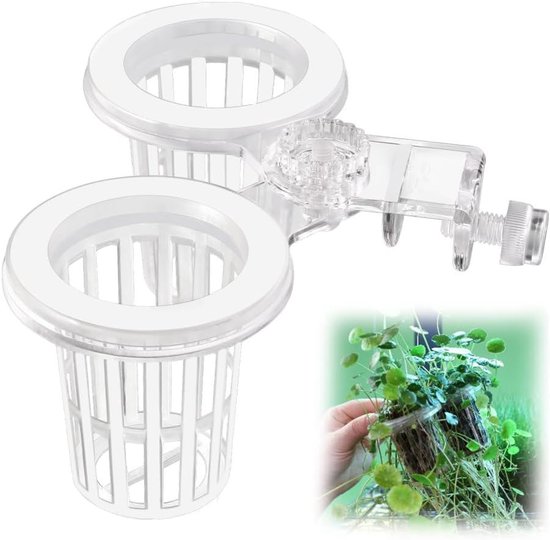 Aquarium Walk-In & Spout With Skimmer Lily Pipes U-Shaped Feeder And Drain Water Lily Tubes With 2 Fixed Holders For Aquarium Plant Tank By Mioyoow
