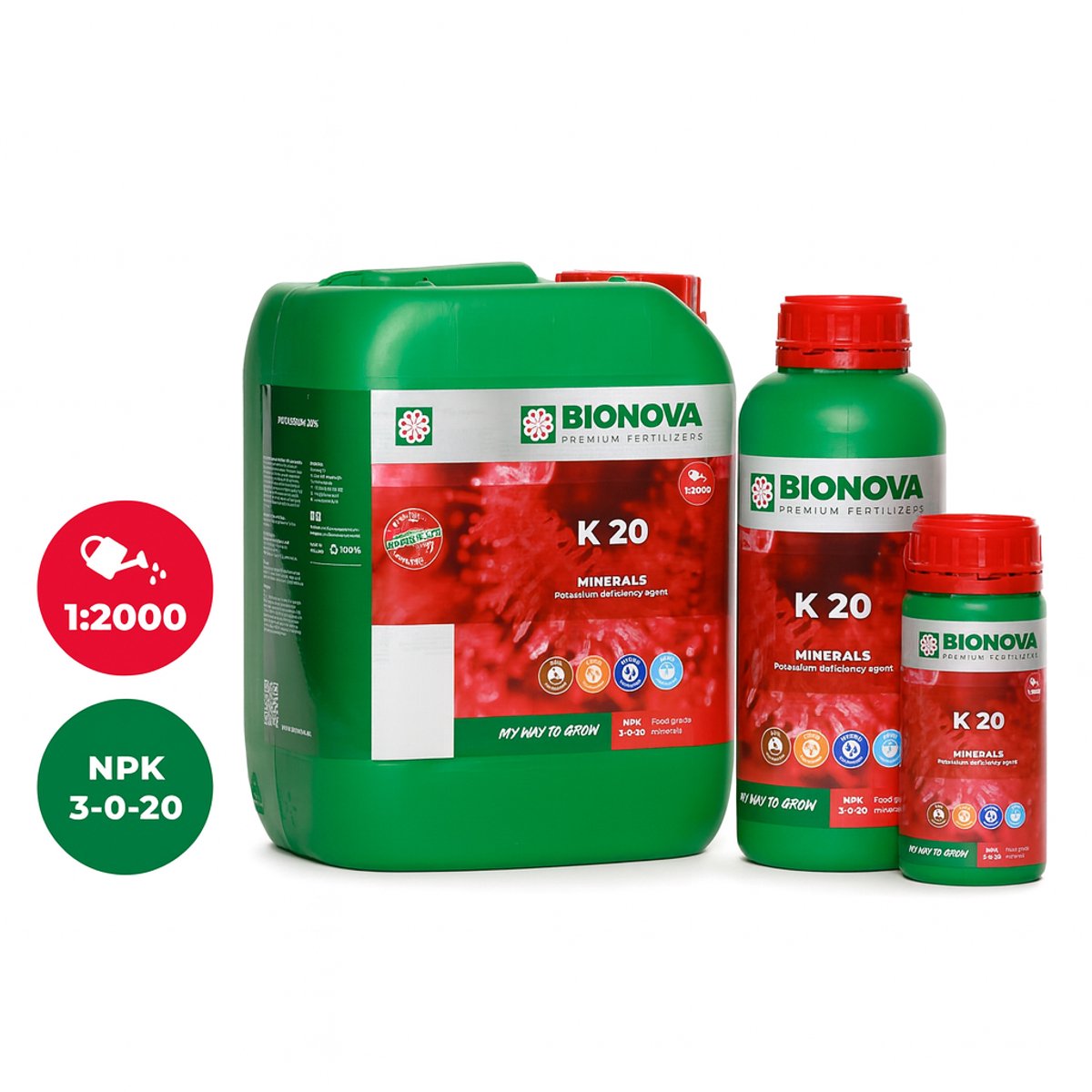 K20% 1L, Kalium 20% 1L , Kalium 1L ,Bio Nova K20% 1L , Plant verharder 1 L, Bio nova kalium 1L, K20% 1L,Bionova K 20 Potassium, K20% mineraal