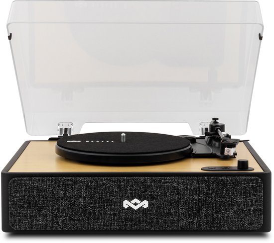 House of Marley Rise Up Bluetooth Platenspeler met Ingebouwde Speakers - Vinyl - Bluetooth Speakers - Draadloos - Duurzaam Design - Home Audio