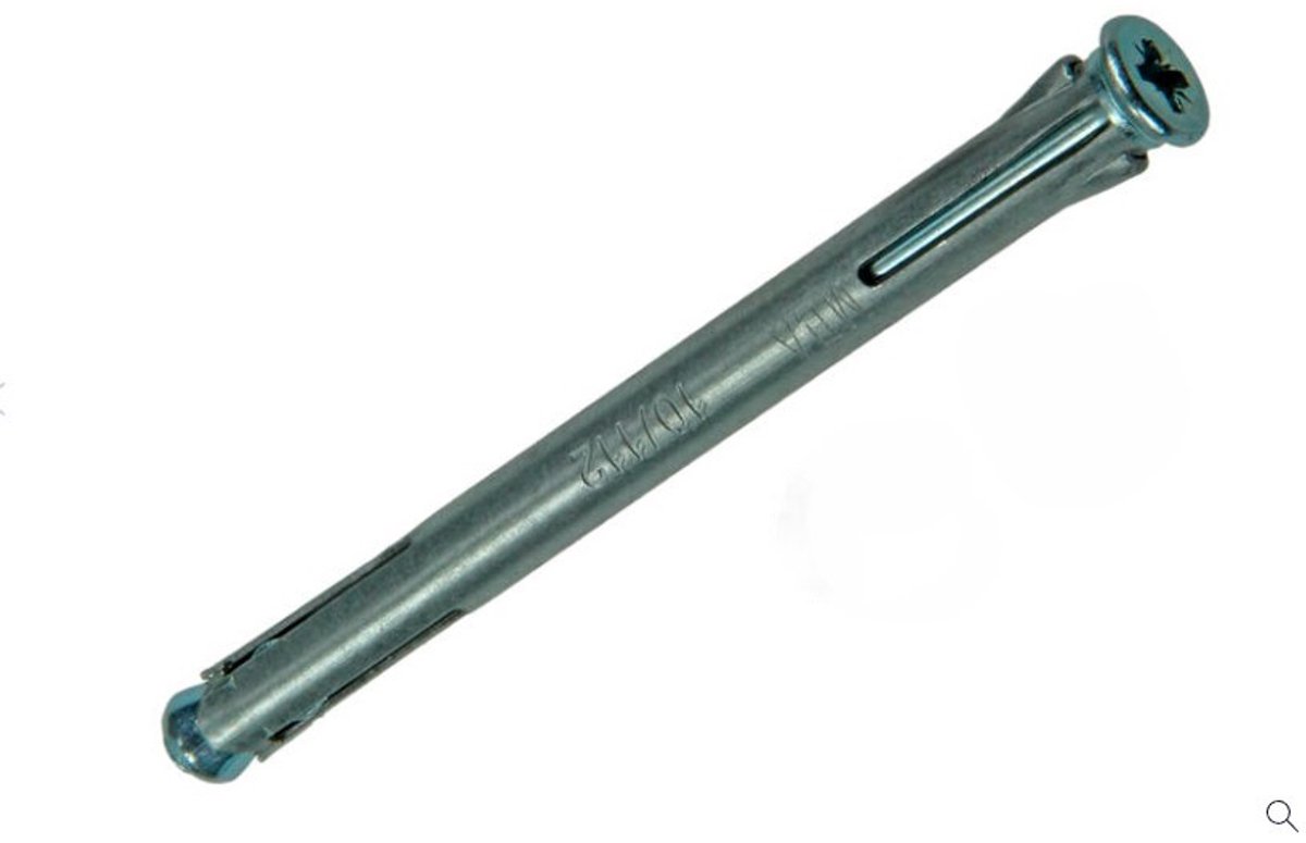 Mea metalen raam pluggen 10 x 112mm 10 stuks