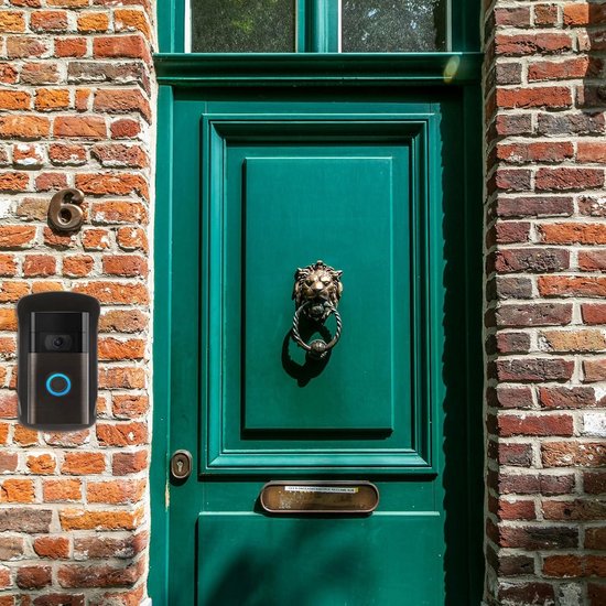 Metalen afdekking voor draadloze deurbel - Weerbestendige videobel hoes voor buiten - Beschermhoes voor bel met toegang tot deuren buiten — afbeelding 2