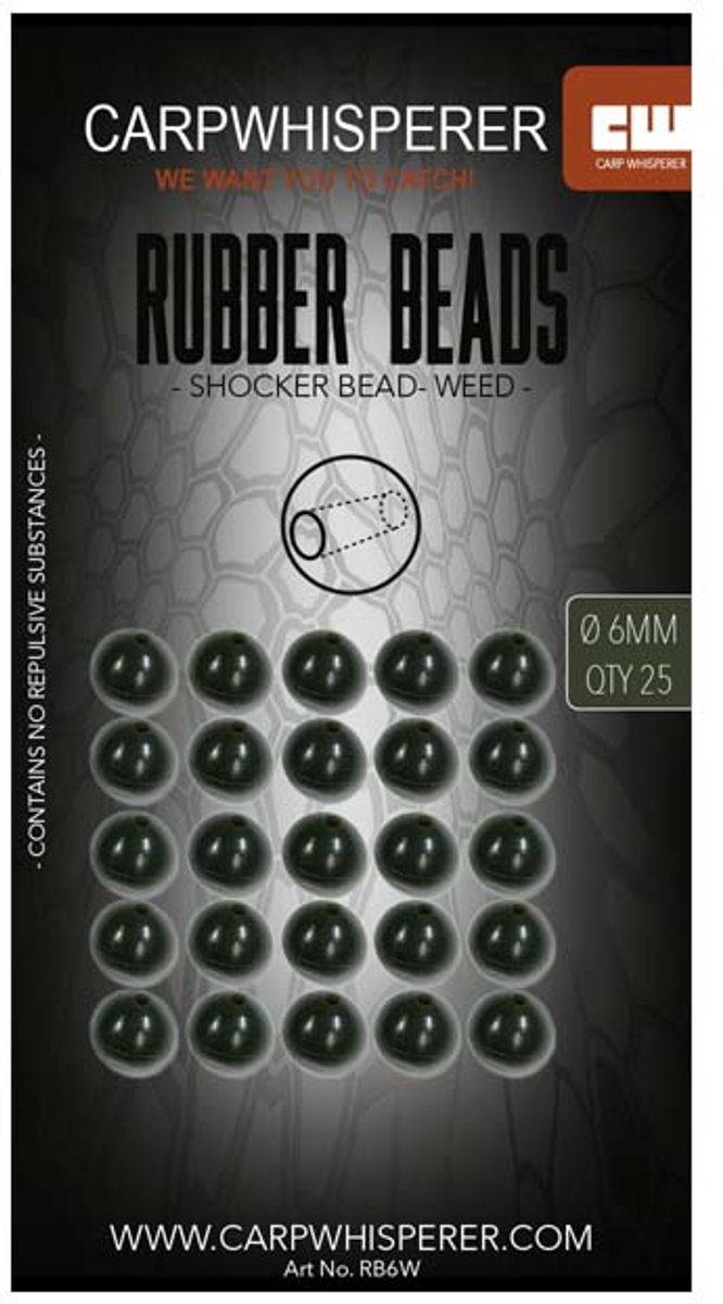 Carp Whisperer - Rubber Bead (10st) van Carp Whisperer — afbeelding 2