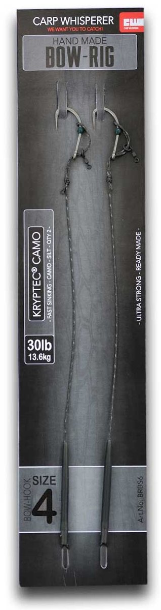 Carp Whisperer - Bow rig - Haak maat: 4 - 2 stuks - Silt