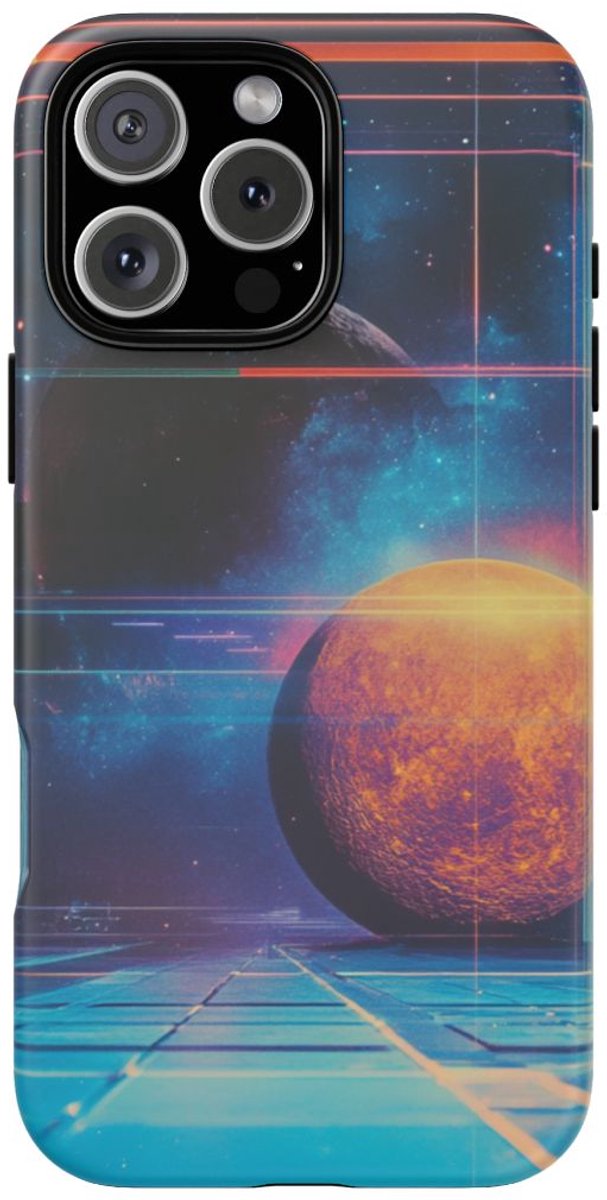 Abstracte Ruimtekunst – Telefoonhoesje Geschikt voor iPhone 16 Pro Max