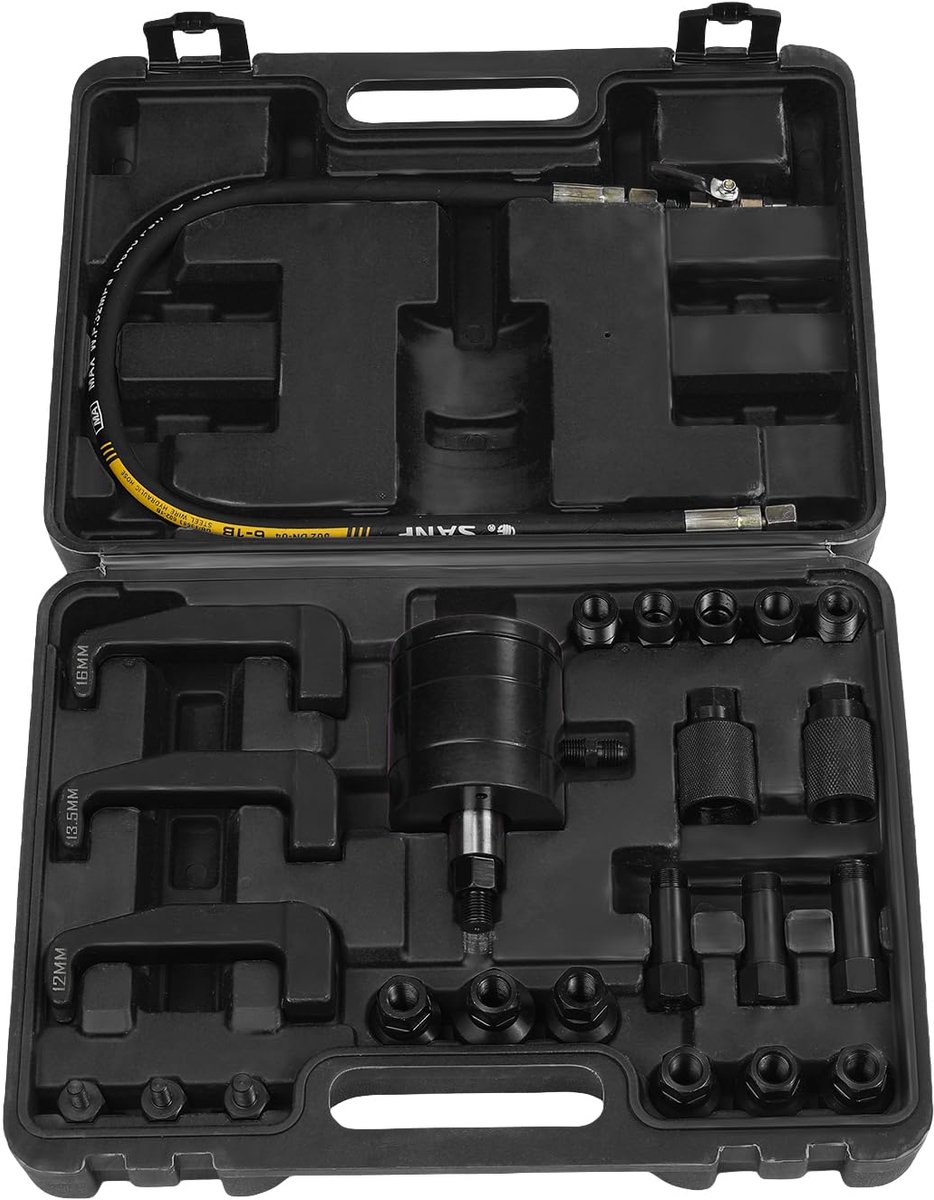 Pneumatische Diesel Injector Trekker - Met Injector Klauw en Adapter - Compatibel met Bosch Delphi Denso Siemens