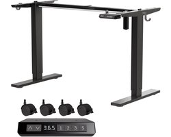 Elektrisch Zit-Sta Bureauframe met Geheugenfunctie, Anti-Botsingstechnologie en Snelladen USB/Type-C