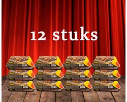 THM Instant Barbecue 12 stuks – Wegwerp BBQ, grillvlak 27×22 cm – binnen 20 min gebruiksklaar – ideaal voor picknick & camping
