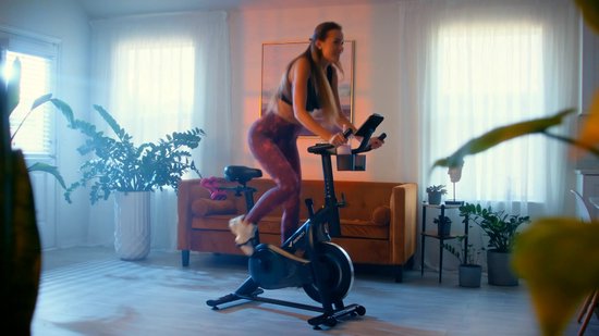 MERACH Hometrainer, fiets met magnetische weerstand, hometrainer, fiets, spinning bike indoor