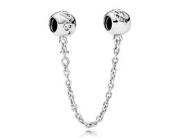 Pandora Original - Charm Bedel Safety Chain - 792059 - Love Always