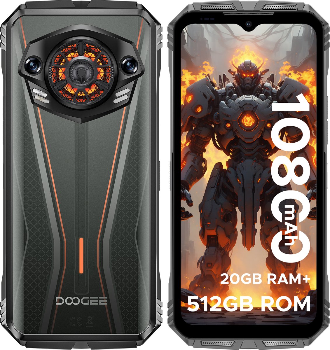 DCOGEE ROM128-RAM8＋12 DOOGEE S Punk Pro - Outdoor Smartphone - 20GB RAM +512GB ROM / 2