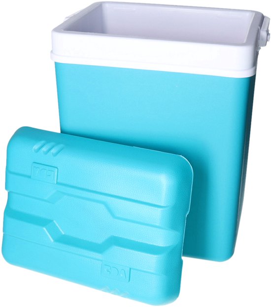 Eda Promotion koelbox - 15 liter - kunststof - blauw - 30 x 22 x 39 cm van EDA — afbeelding 2