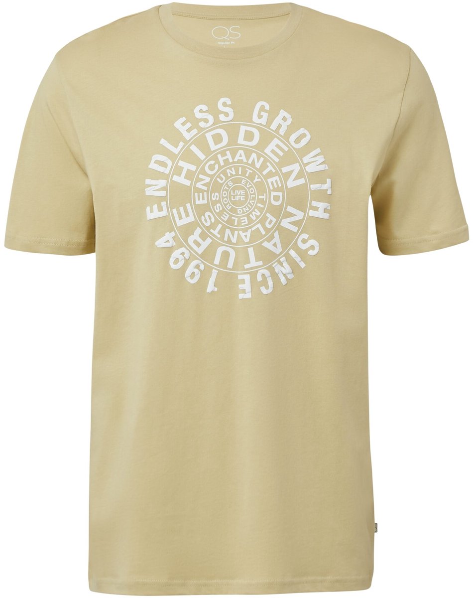 Q/S designed by - T-shirt - Maat XL - Mannen - ZWART - katoen