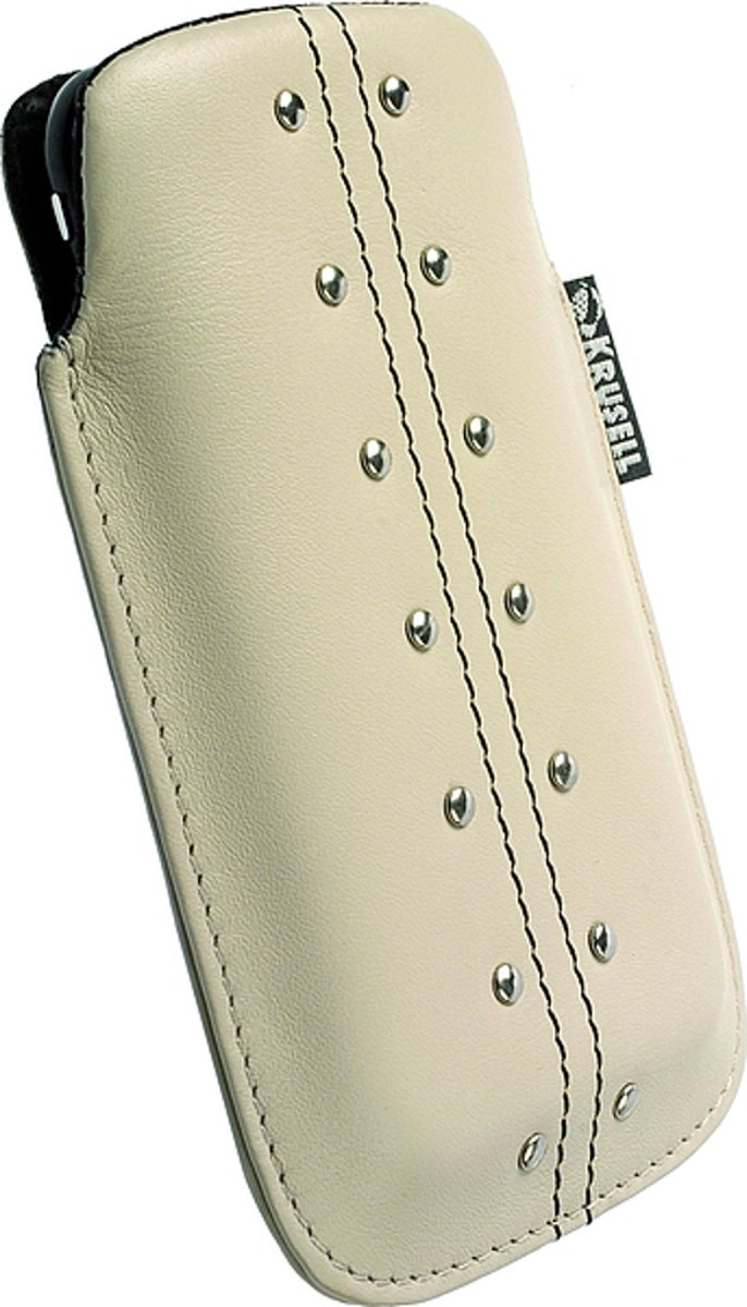 Krusell Kalix Lederen Beschermhoes - M - Beige