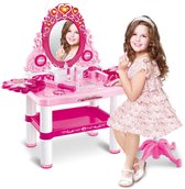 Rijoka Kaptafel Met Krukje - Tafelset Dresser Dream 3+ | Inclusief accessoires | 60x32x75cm