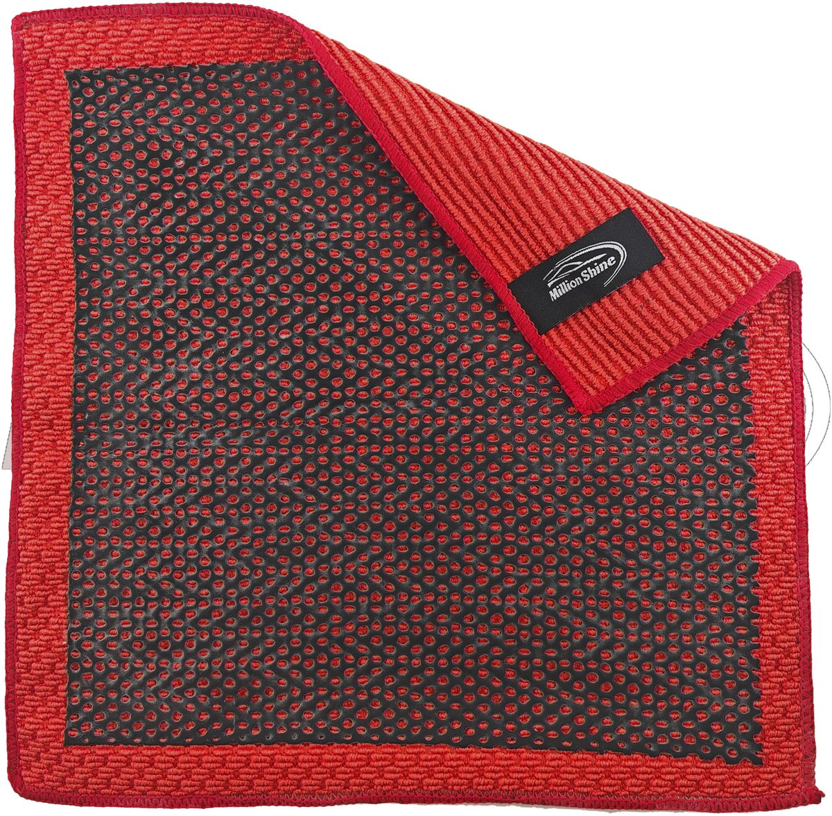 Million Shine 3D Klei doek - Clay Towel - 30x30 cm - Klei Doek - Special Edition - Rood