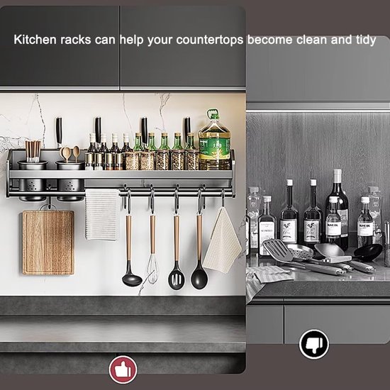 Kruidenorganizer - kruidenrek - ideaal voor overzicht in de keuken Kruidenorganizer - kruidenrek - ideaal voor overzicht in de keuken