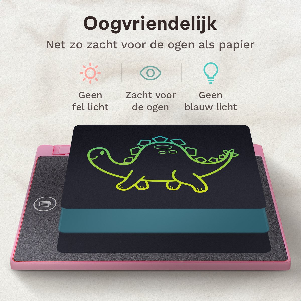 Partizzle 12x Magnetisch Tekenbord voor Kinderen - Mini Krijtbord / LCD Tekentablet met Scherm - Creatief Tekenen - Uitdeelcadeautjes Educatief Teken Speelgoed Bord - Kleine Uitdeelcadeaus - Grabbelton Traktatie Cadeautjes - 11 cm / 4 Kleuren — afbeelding 3