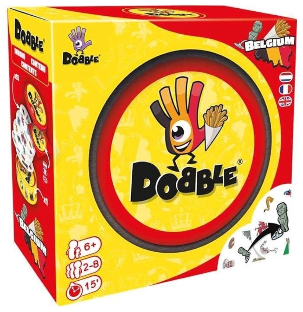 Dobble België: Snelheids- en Observatiespel voor 2-8 spelers — afbeelding 9