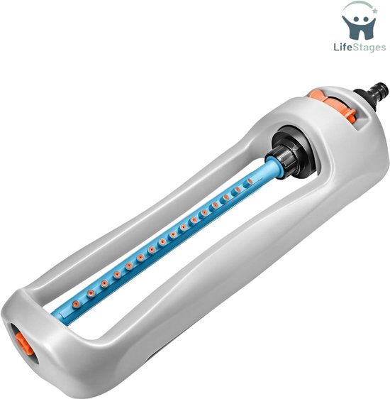 GRÜNTEK Oscillating Sprinkler up to 462 m2 with TURBO Motor