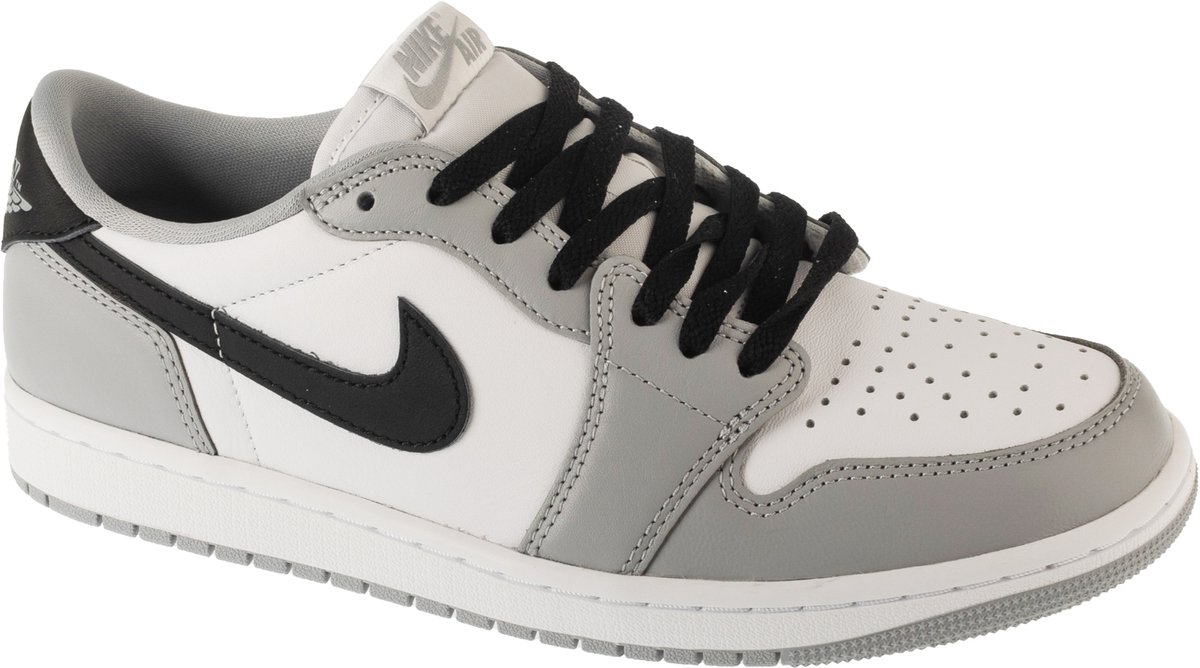 Air Jordan 1 Low, Mannen, Wit, Sneakers, maat: 40,5