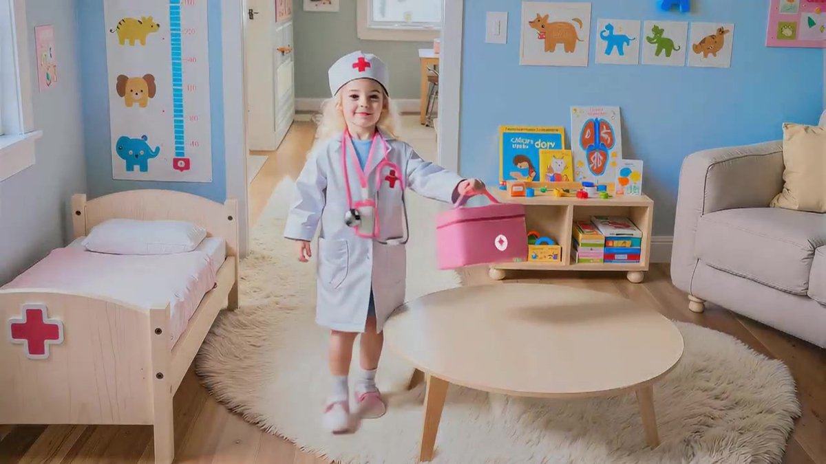 Kit de Docteur Enfant | Jeu d'hôpital pour avec Sons et lumières - Coffret Docteur Imitation - pour École Maternelle, Anniversaire, Salon, Chambre