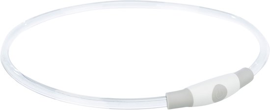 Trixie - Halsband - USB - Flash Light - Lichtgevend - Oplaadbaar - TPU - Multi - 65X0.8 cm