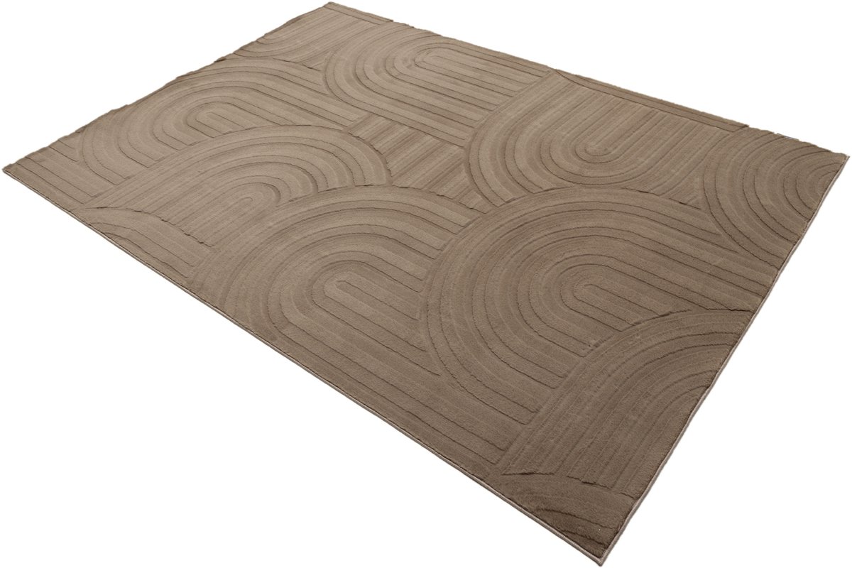 Vloerkleed Interstellar 501 taupe – 160 x 230 cm – 100% polyester, machinegeweven