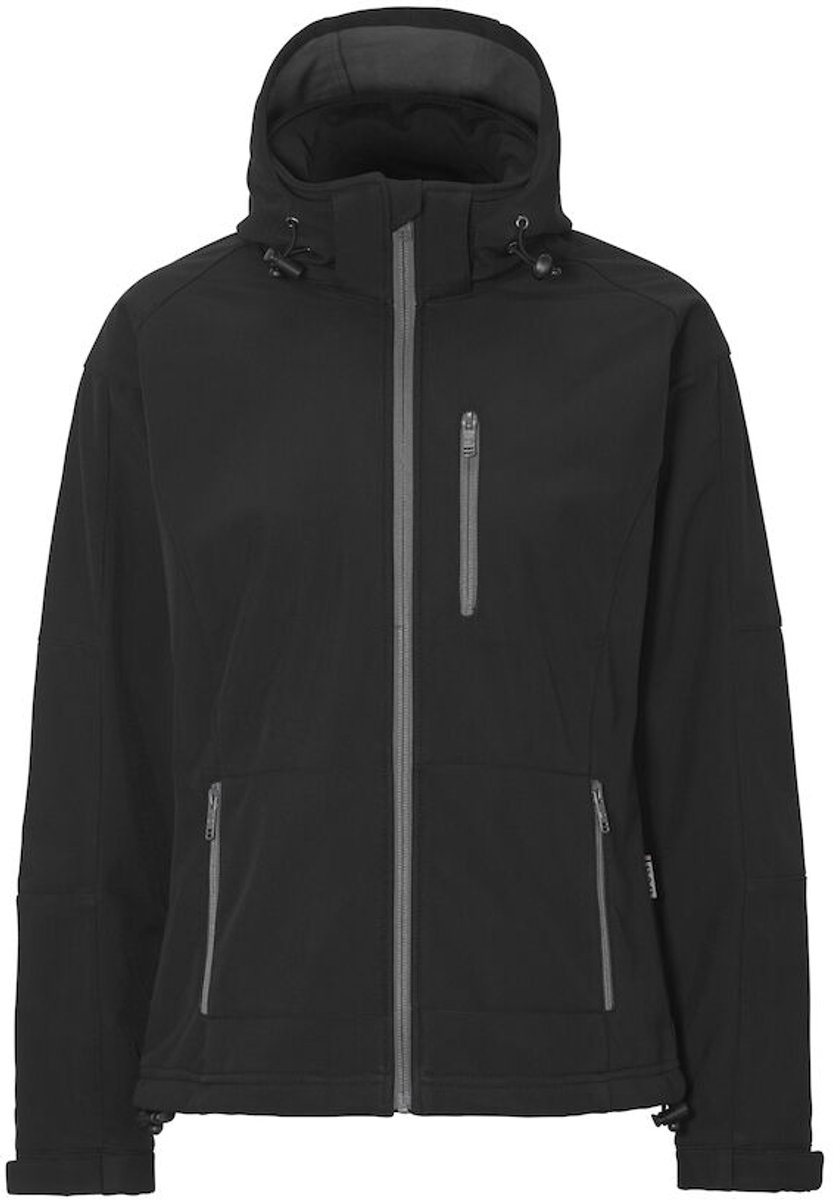 D.A.D SOFTSHELL TULSA LADY EXT 131563 Zwart