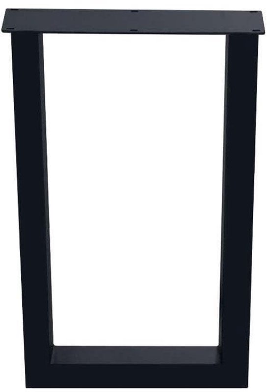 Stalen onderstel set van 2 U tafelpoot 60x72 cm